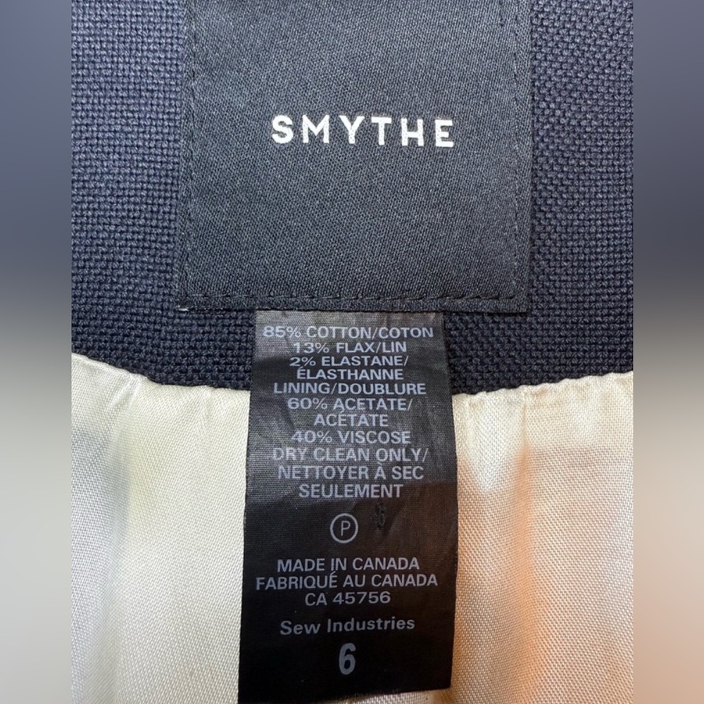 Smythe Navy Longline Blazer Coat - Picture 7 of 7